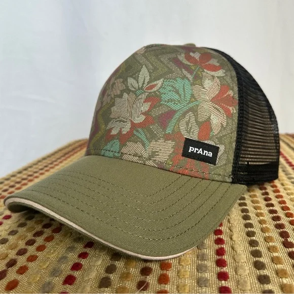 PrAna Lower Pines Trucker Cargo Green Horchata Unisex OS - Picture 8 of 9